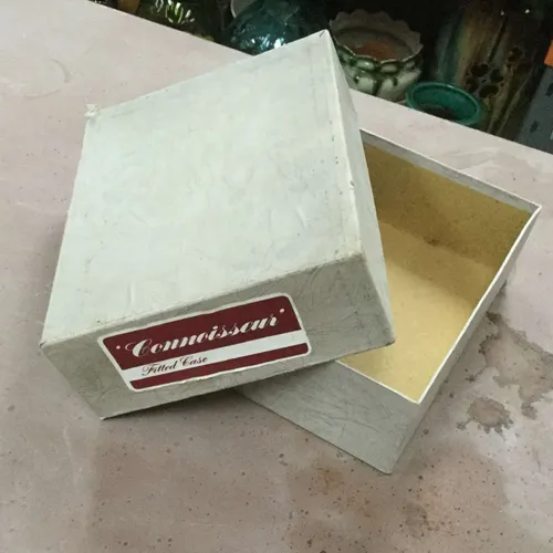 Connoiseur empty cardboard box