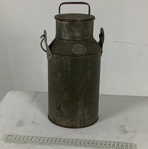 Dark Metal Milk Churn