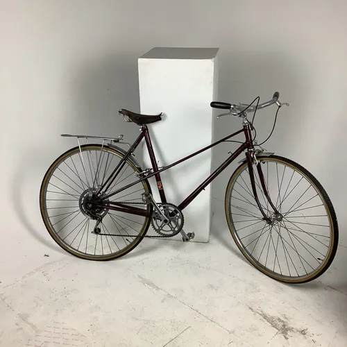 Period Burgundy Raleigh Bicycle