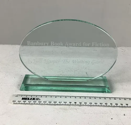 Oval Glass Trophy Award