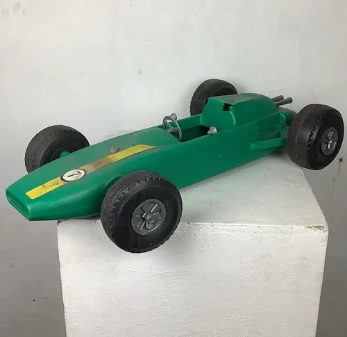 Action Man Green Plastic Toy Grand Prix Race Car