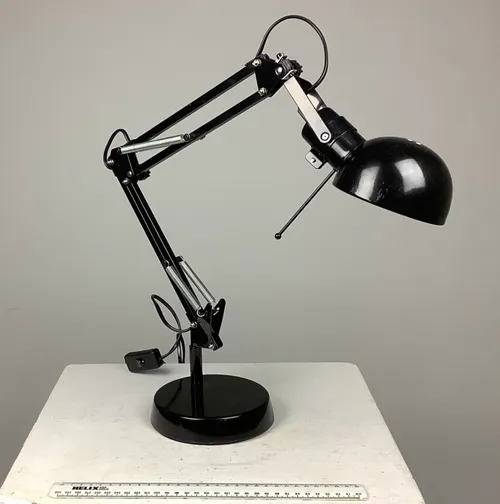 Black Metal Anglepoise Desk / Table Lamp