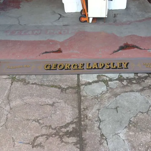 saddler and harness maker shop sign