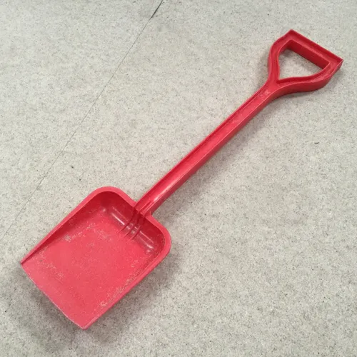 Red Plastic Spade 2