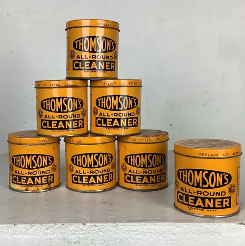Yellow and Black Thomson's All Round Cleaner Tins (7 Available)