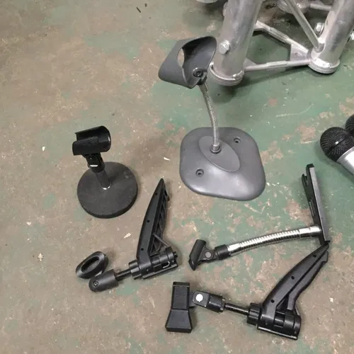 Various Tabletop Microphone Stands