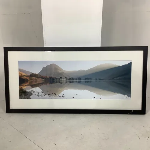 Lake District Landscape Photographic Print in Black Frame