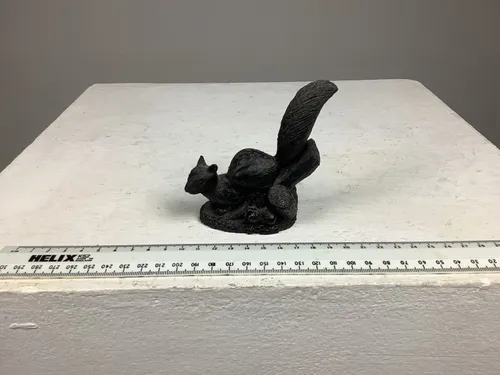 Black squirrel ornament 