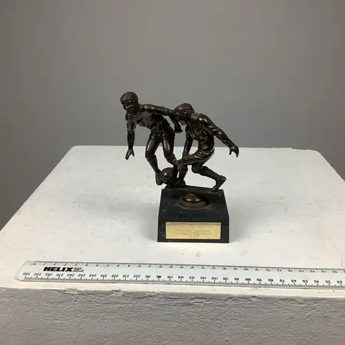 Football Trophy with Two Players