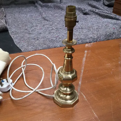 Gold Brass Candlestick Lamp