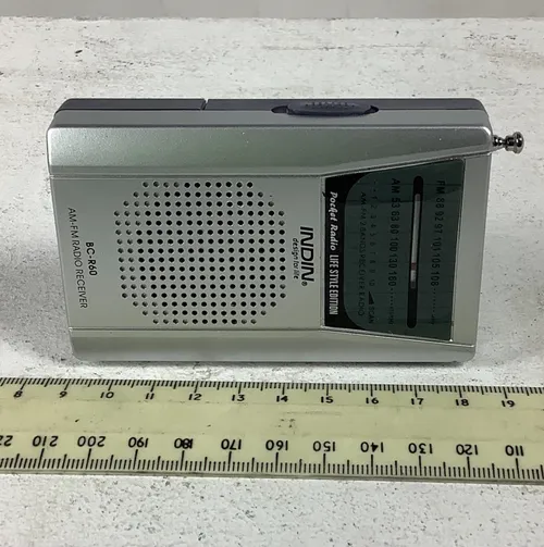 Silver Indin Portable Radio