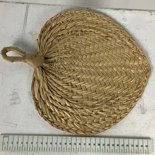Wicker Hand Held Fan