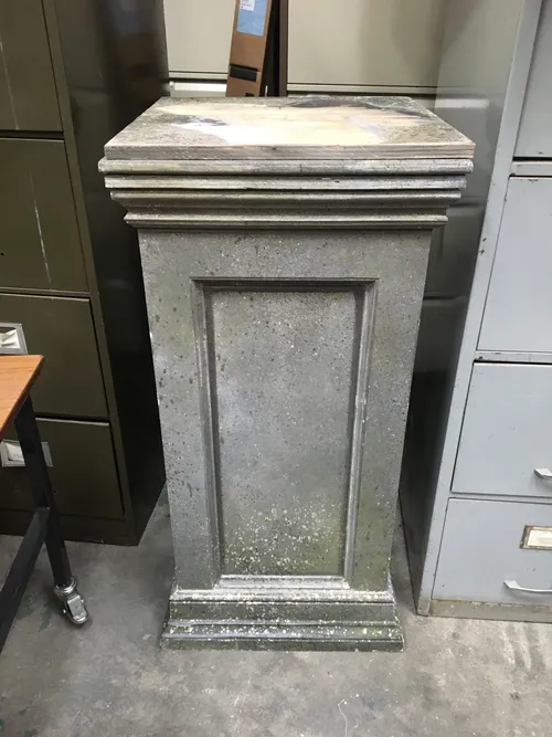 Statue of Woman with Jug and Cup + Plinth