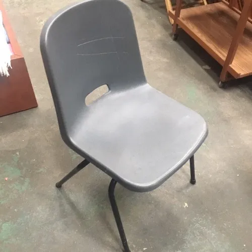 Grey period stacking chair