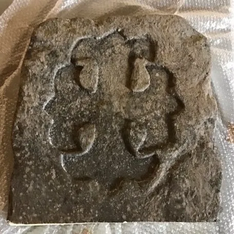 Fake Celtic Gravestone 10 (Short stone with cross)