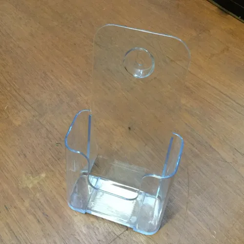 Clear Plastic Leaflet Holder