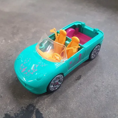 Light Blue Plastic Toy Car