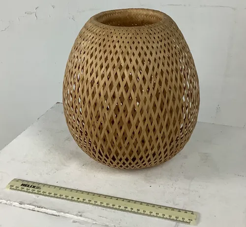 Oval Wicker Lampshade