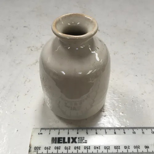 Cream Stoneware Vase