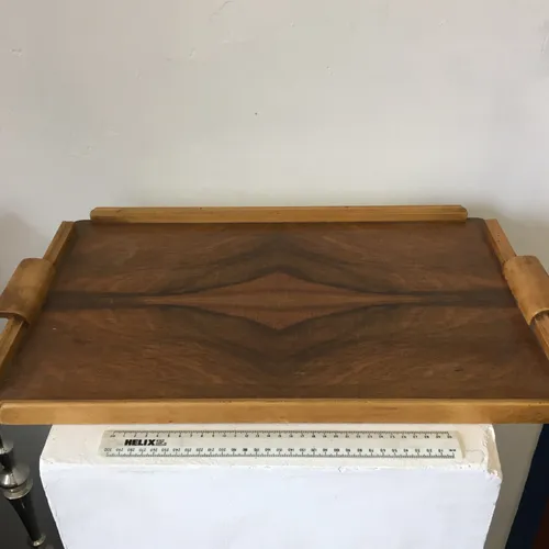 Wooden serving tray, mid century