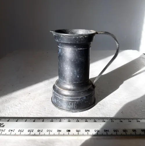 Small pewter jug
