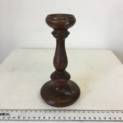 Small Wood Candle Holder