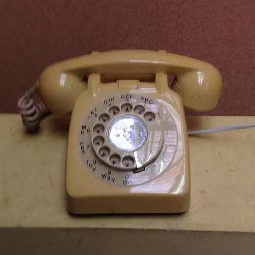 GPO topaz corded rotary dial telephone