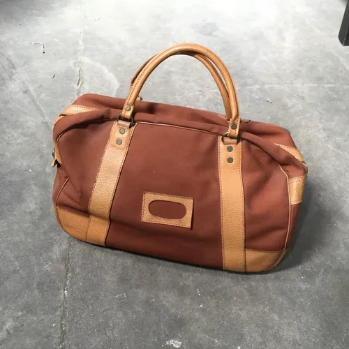 Period Two Tone Brown Weekend Bag