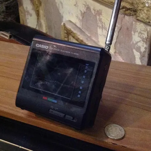 Casio portable pocket television 1990s 1980s