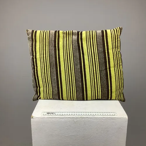 Green Striped Cushion