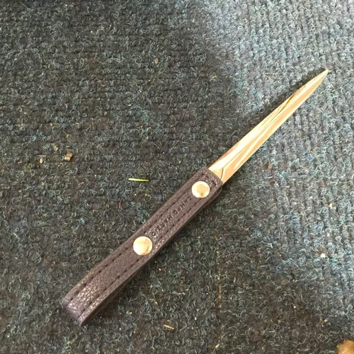 Small Blue Leather Handle Campo Marzio Letter Opener