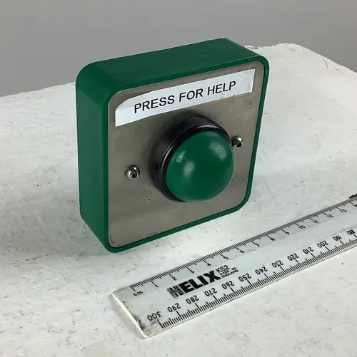 Green and Silver Press for Help Button