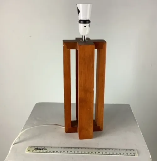 Wooden 4 Stand Legs Lamp Base