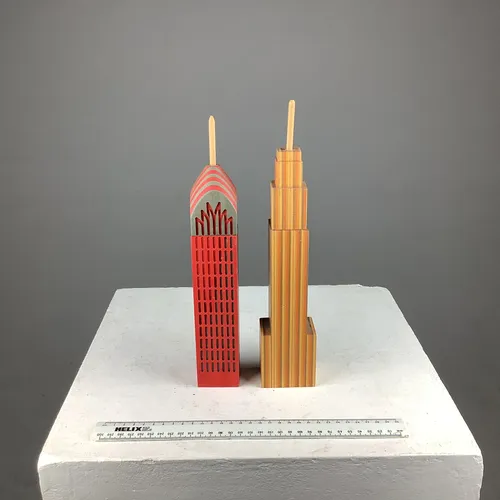 Empire State and Chrysler Building Salt and Pepper Grinders