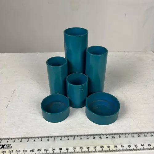 Blue 5 Compartment Cylindrical Desk Tidy