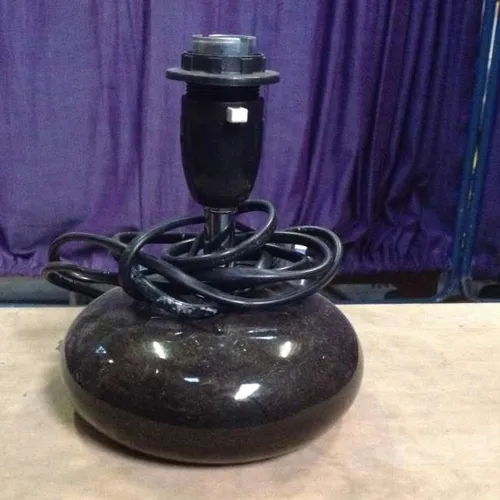 iridescent green oval table lamp base