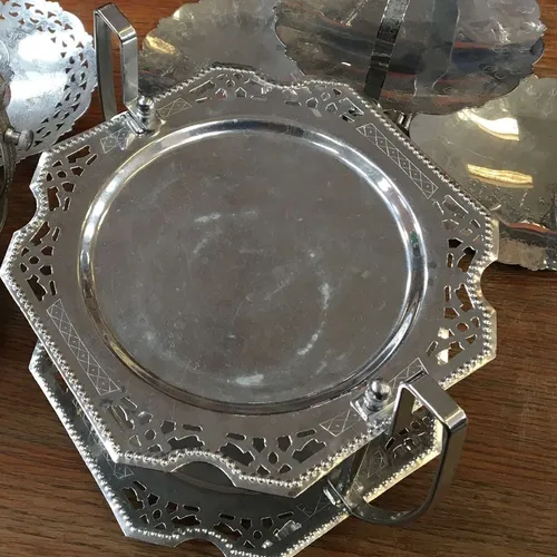 Silver cake stand 2