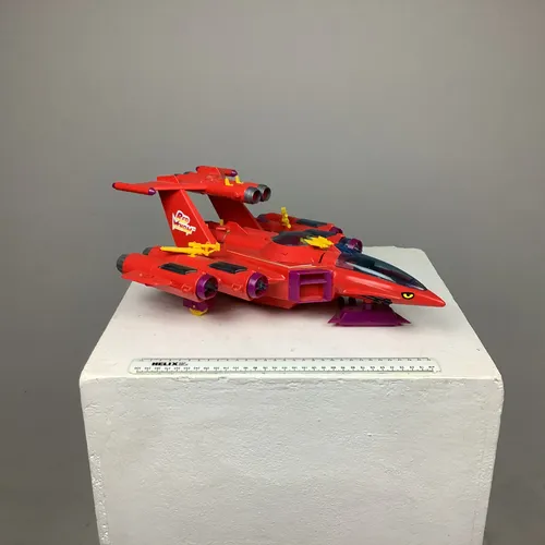 Red Venom Plastic Rocket Plane
