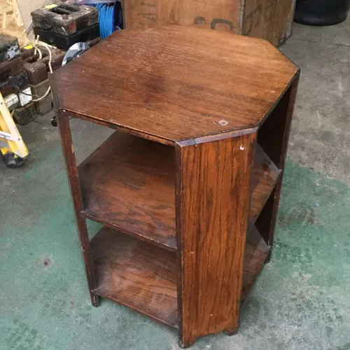 Period Wood Octagonal Side Table