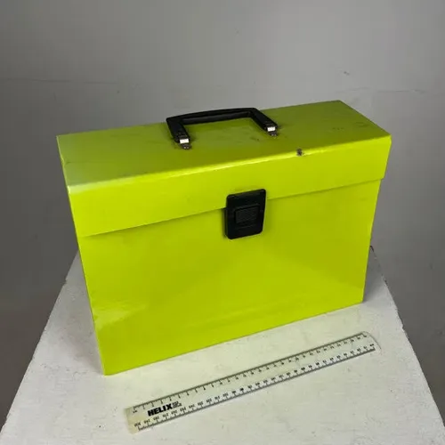 Yellow Accordion Filing Folder