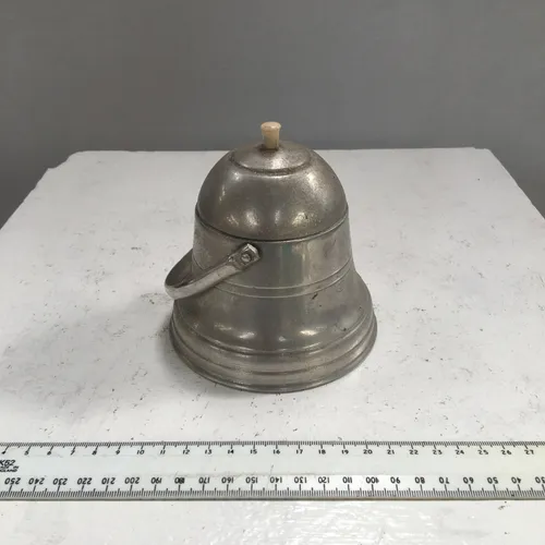 Metal Bell Shaped Tea/Tobacco Caddy 