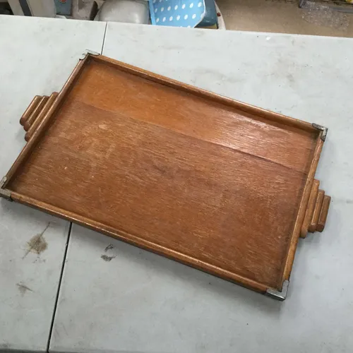 Period Wooden tray with handles