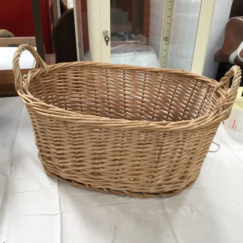 Wicker Basket with Handles