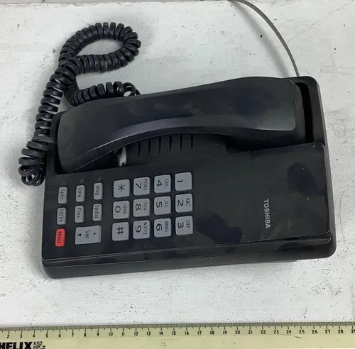 Black Toshiba Telephhone