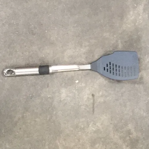 Silver with Grey Plastic Fish Slice