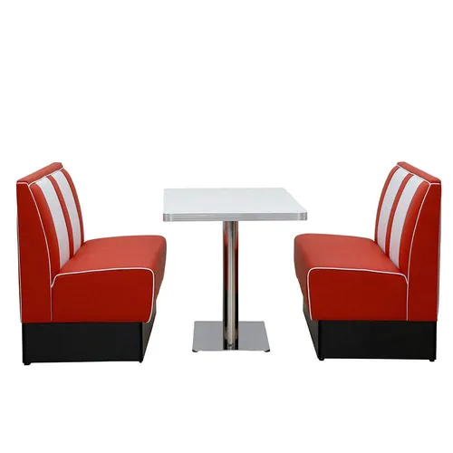 1950s retro diner booth