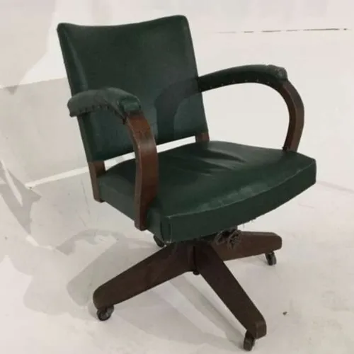 Vintage green leather 