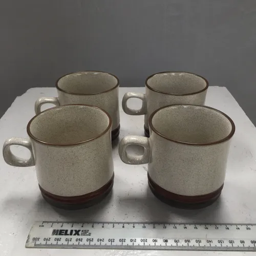 Cream and brown Denby Stoneware mug