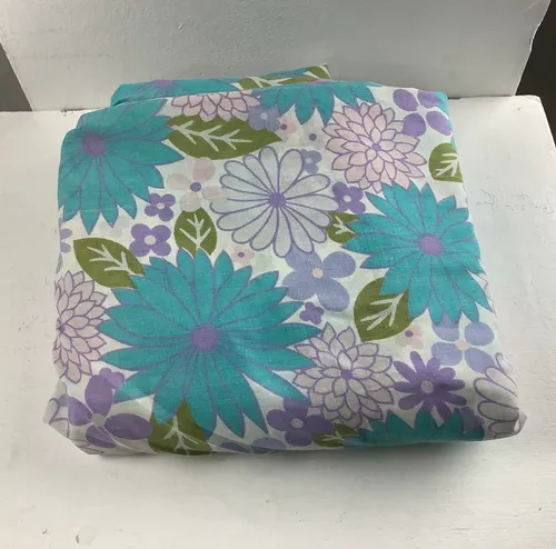 Blue and purple fabric 