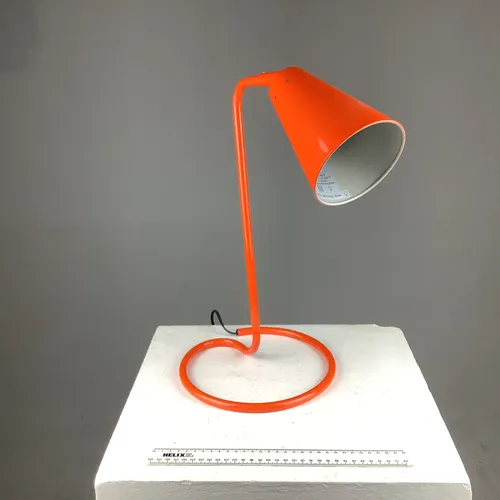 Orange Metal Lamp